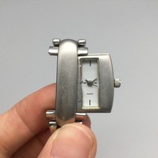 Secret Compartment Watch Womens 18mm Silver T...