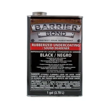 Barrier Bond Auto Body Rubberized Undercoating/Sound Deadener - Black - Gallon