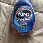 TUMS Chewy Bites Assorted Berries Extra Strength Antacid Chewable Tablets -60 Ct