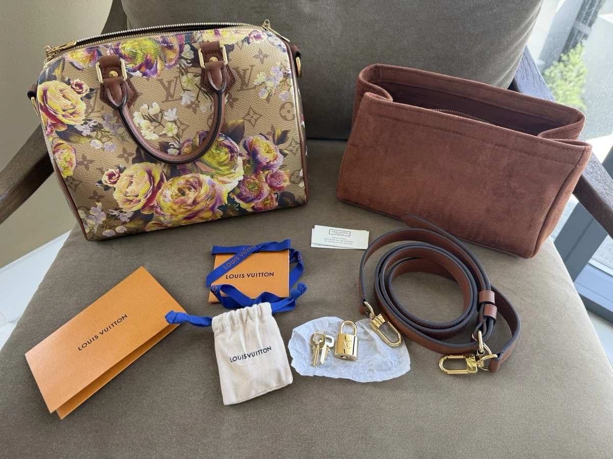 Louis Vuitton Leather Exterior Floral Bags & Handbags for Women