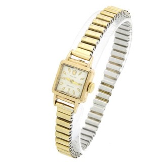 Ladies Rolex Precision 9K 16mm Manual Cocktail Watch Silver Dial #W207538 1