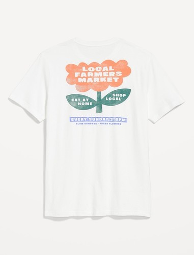 OLD NAVY Mens Local Farmers Market T size L NWT - 第 1/2 張圖片