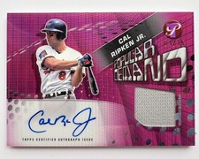 CAL RIPKEN JR. 2025 TOPPS PRISTINE POPULAR DEMAND PINK REFRACTOR JERSEY AUTO /15