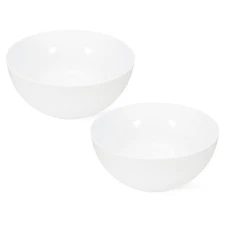 1.65" Hole 4.72" High Plastic Lampshade, 2 Pieces Mushroom Lamp Shade, White