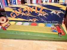 VINTAGE 1920'S SUNNY ANDY WOLVERINE NO. 40 GEE - WIZ HORSE RACING GAME  in BOX