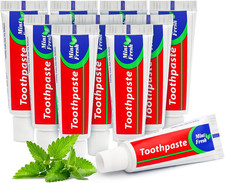 200 Pcs Travel Size Toothpaste Bulk, 0.88Oz/25 Grams Small 4X1.4 Inches Mint Min
