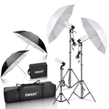 Umbrella Photography Lighting Kit, 200/700W Bulbs, Soft Light Continuous Phot...