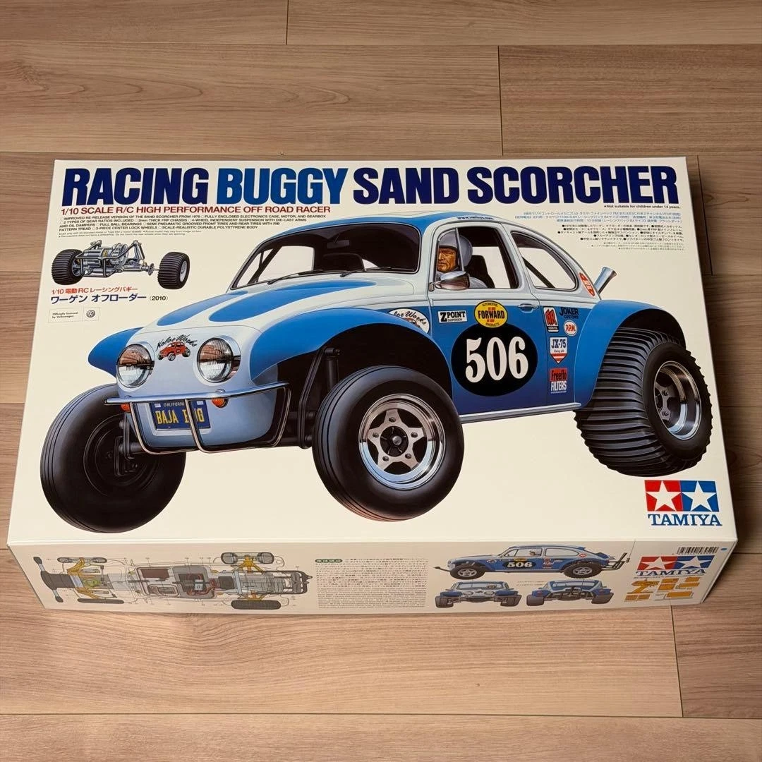 タミヤ・レーシングバギー・サンドスコーチャー1/10 Amazon.co.jp: Tamiya 1/10 R/C Sand Scorcher Vehicle : Toys & Games