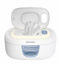 Momcozy Baby Wipe Warmer, Innovative Spring Design, Large Regular, Blue