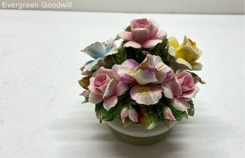 Vintage Capodimonte Porcelain Flower Arrangement