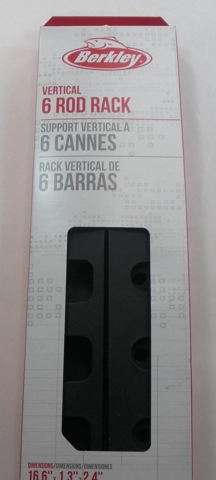 Berkley 1546009 BRMV6 Vertical Mount Rod Holder For 6 Rods - Image 3 of 4