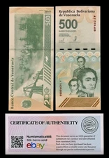 20 x VENEZUELA 500 DIGITALES 2023 UNC  NEW 500 Million Bolívares – COA USA Stock