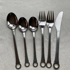 Frigast Denmark “ Pantry “ Stainless Steel Forks Spoons Knife Lot Of 6