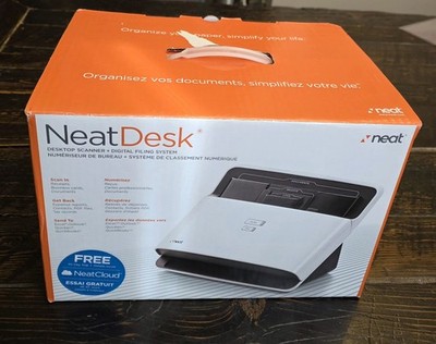 Neat Desk ND-1000 Desktop Receipt Document Scanner Digital Filing System Mac/PC