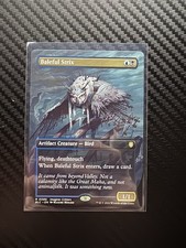 MTG- Baleful Strix- Borderless- Commander Bloomburrow- NM