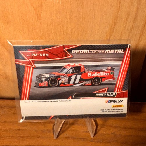Corey Heim 2025 Donruss NASCAR Race-Used Relic Pedal To The Metal #PM-CHM - Picture 2 of 2