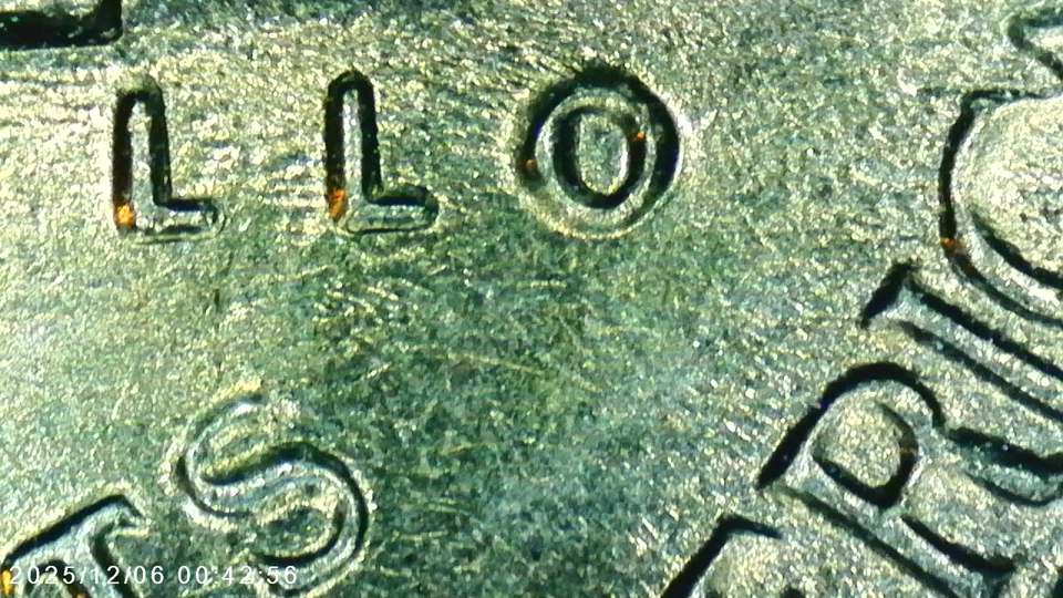 1958-D Jefferson Nickel 5C D/D Mint Error RPM From Uncirculated Roll #03 - Image 4 of 4