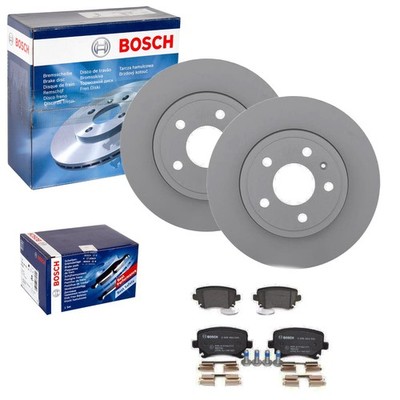 BOSCH BREMSSCHEIBEN 288mm + BELÄGE HINTEN passend für AUDI A4 8E B7 + SEAT EXEO