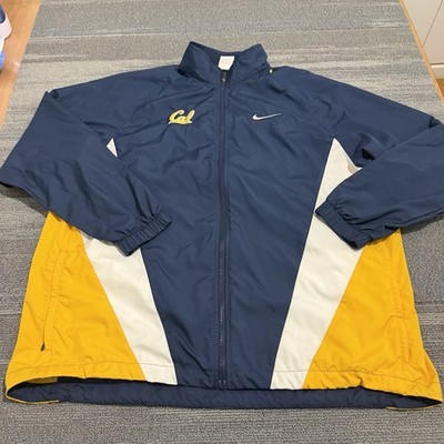 University Of California Berkeley Jacket Mens Extra Large Blue Nike Windbreaker