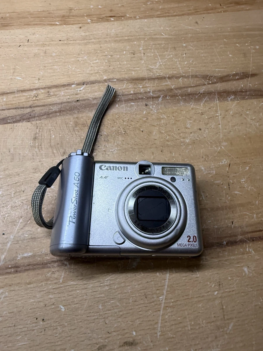 Canon PowerShot A60 1-4.9x Digital Zoom Digital Cameras for sale