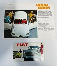 Vintage Fiat 600D Literature Lot Instruction Books Brochures Ads 1960s