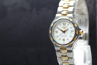 [NEUWERTIG mit Etui, Papier] LONGINES Classique L1.131.3 25mm weißes...