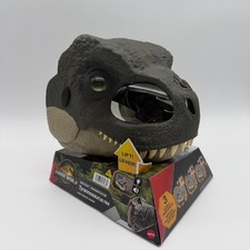 Jurassic World Rebirth Rage N Roar Mask T-Rex With LED Light Up Eyes NEW