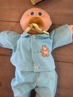 Cabbage Patch Kids Preemie Boy Doll Bald Blue Corduroy