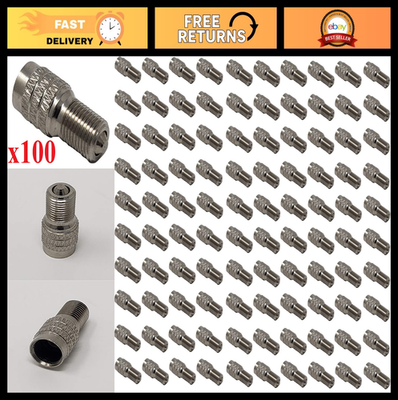 #ad 100 Pack Double Seal Valve Stem Extensions for High Pressure Tires Inflate amp; C $109.99