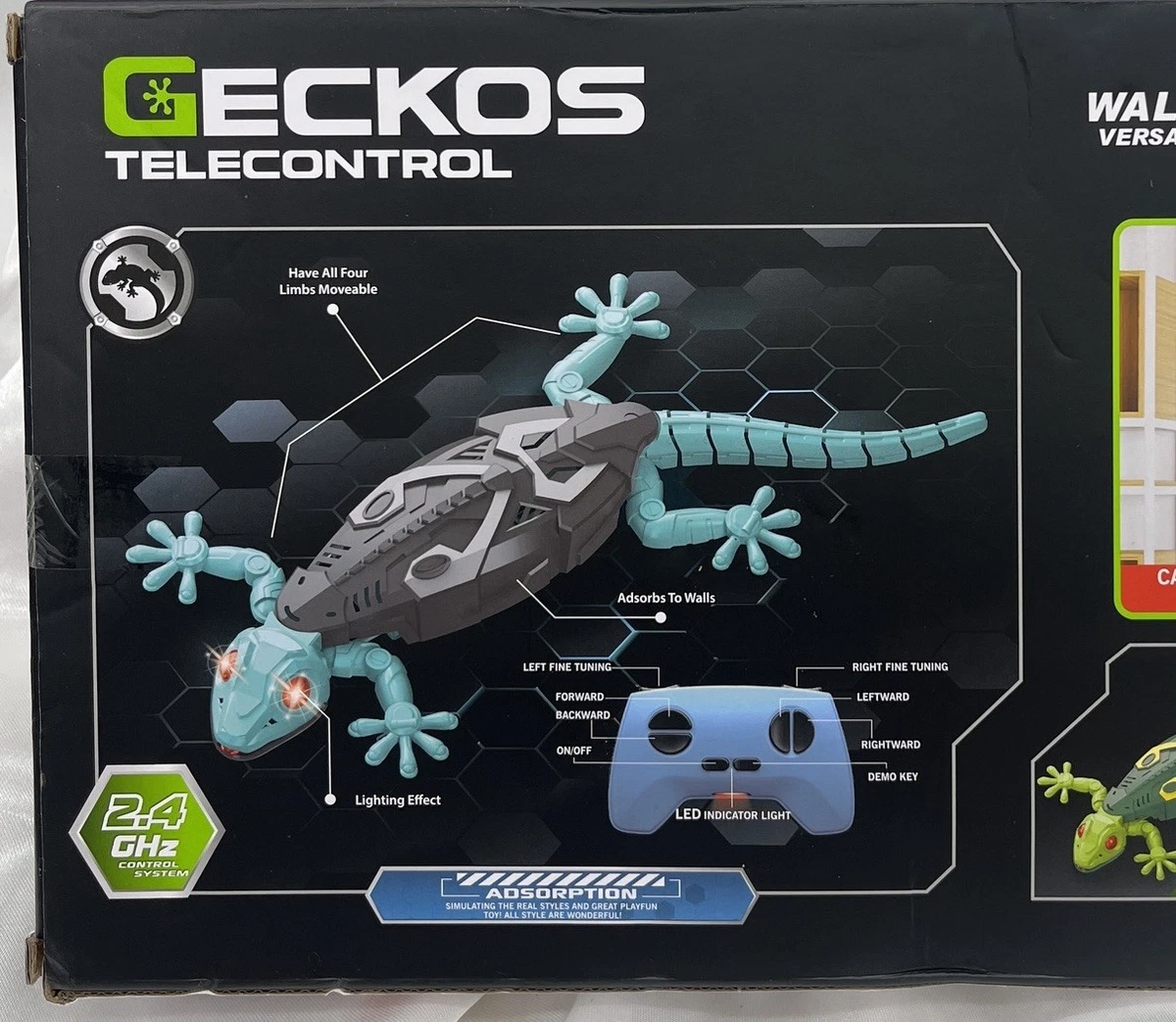 GECKOS RC Wall Climbing Gecko Toy STEM 2.4GHz Remote Control