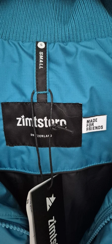 Zimtstern Wintermantel Daunenmantel, Petrol  Gr. S, Neu Mit Etikett - Bild 3 von 4