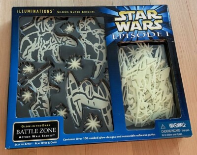 STAR WARS EPISODE 1 ILLUMINATIONS GLOW IN THE DARK BATTLE ZONE - NEW IN BOX