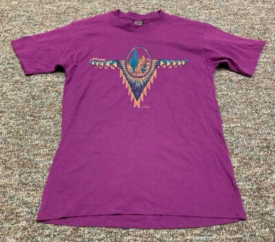 Vintage Soffe s Choice Single Stitch T Shirt Arizona Aztec Mens Medium Purple