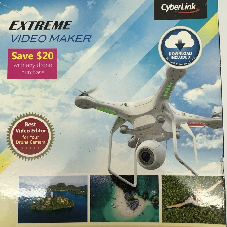 CyberLink Action Director Extreme Video Maker Drone Video Editing - Image 2 of 4