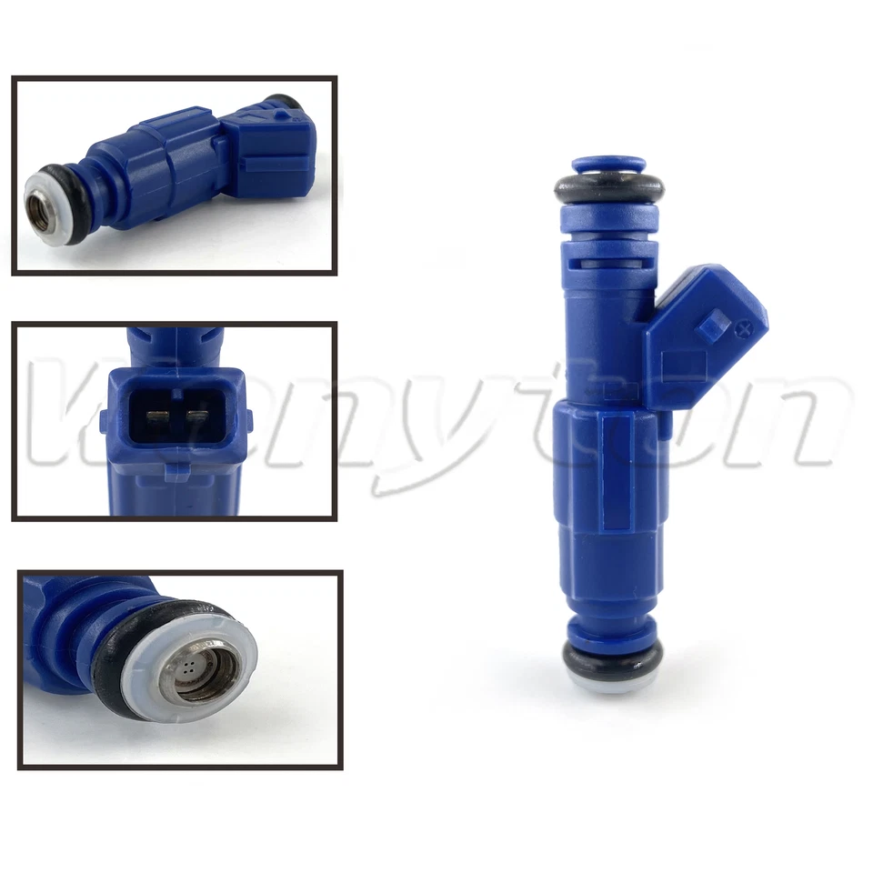 Inyectores de combustible 8x 24 lb F55E-A2E para Ford Mustang Lincoln Continental Mark VIII Foto 3 de 4