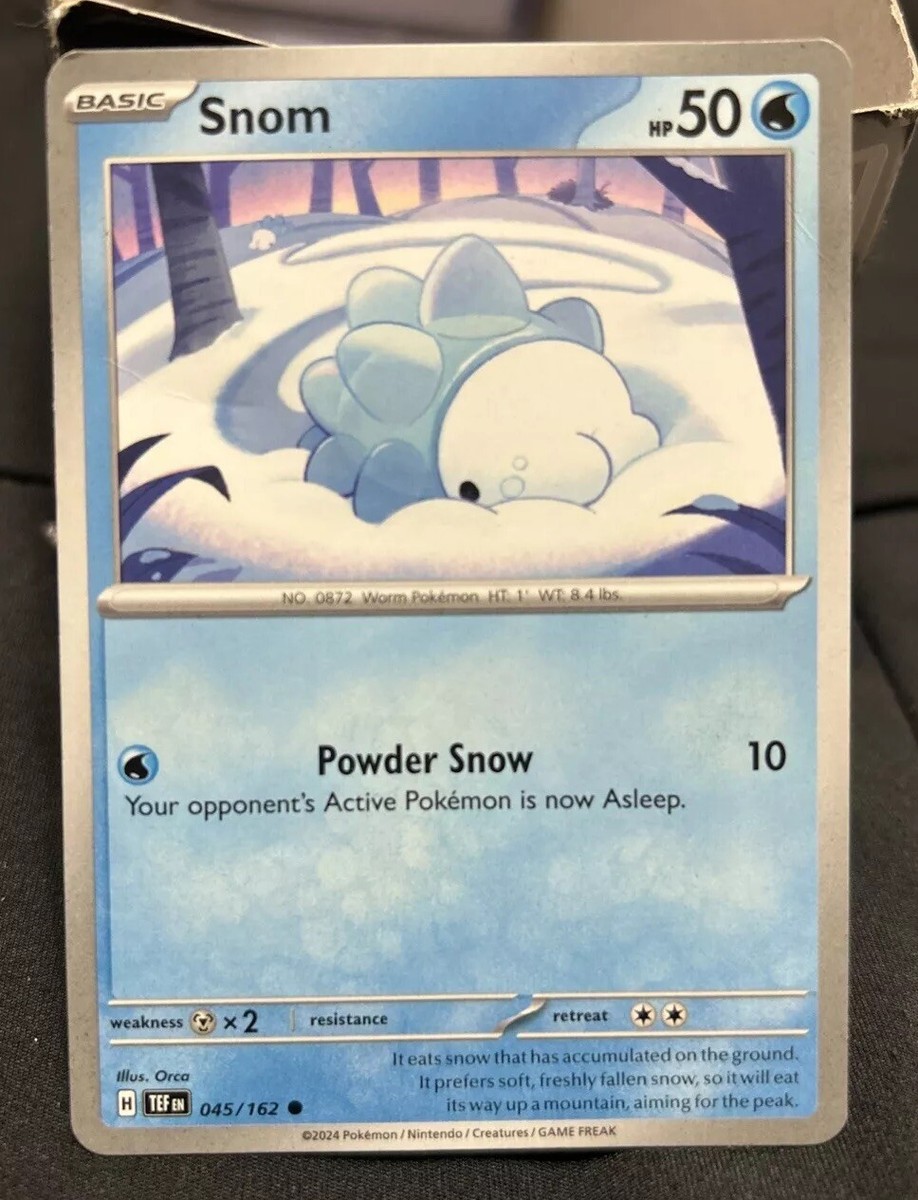 shiny snom pokemon card [Traditional Chinese] Snom / 雪吞蟲 024/063 C M1S main image 0