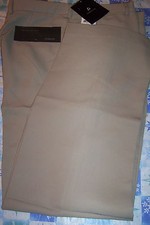 NWT 70 CLAIBORNE FLAT FRONT DRESS PANTS-BEIGE-31x32