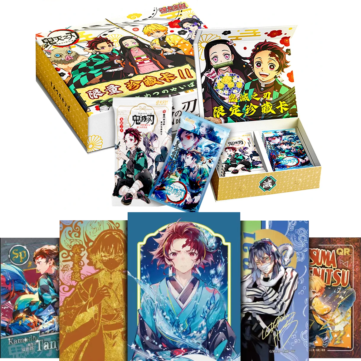 100日の郎君様　トレカ⑥ 2024 Demon Slayer Ghost Blade Premium Booster Box Trading Cards