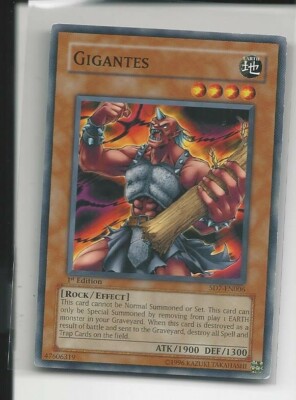 gigantes yugioh card IOC-021 Yu-Gi-Oh! All cards will be carefully packed for safe transit YUGIOH GIGANTES SD7-EN006 1ST EDITION