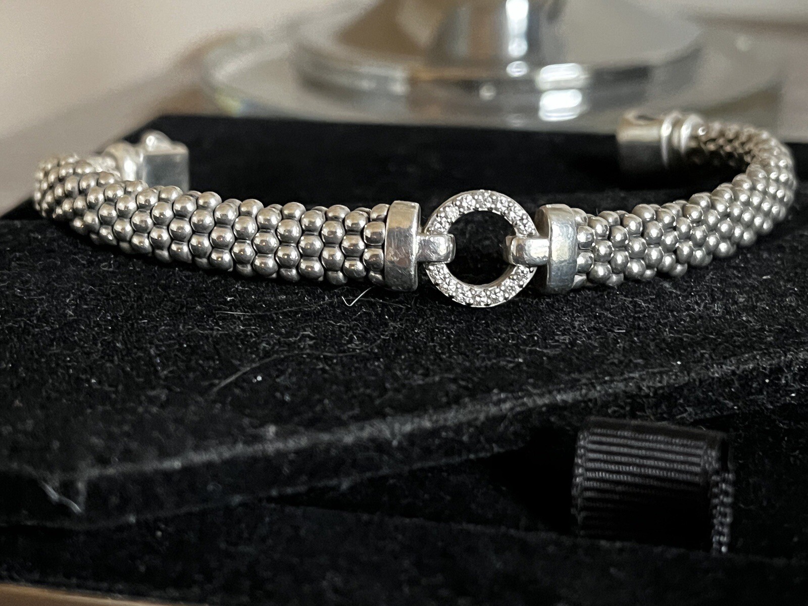 Lagos Caviar Diamond Circle Bracelet eBay