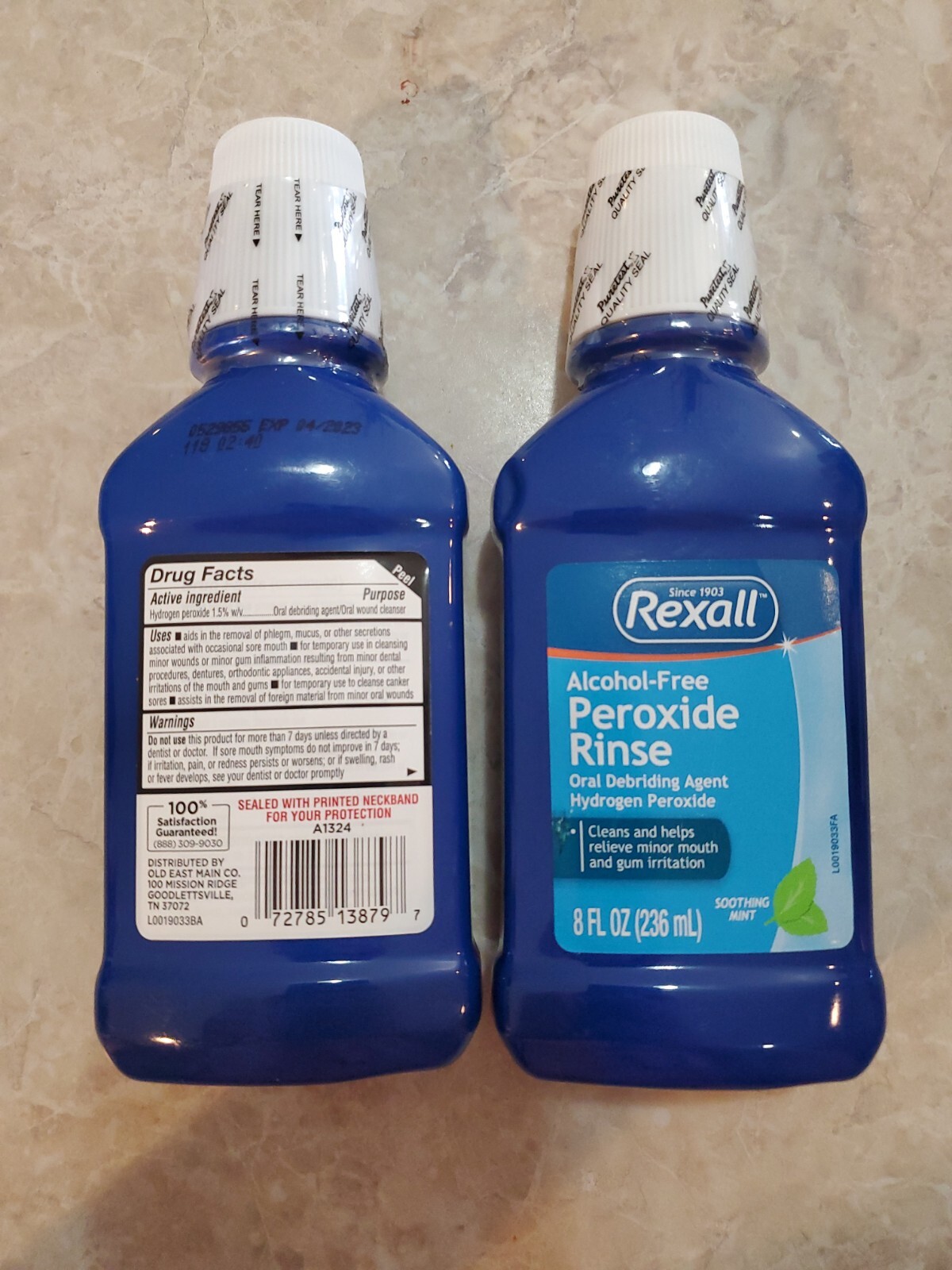 Rexall Peroxide Rinse / Alcohol Free / x2ct eBay