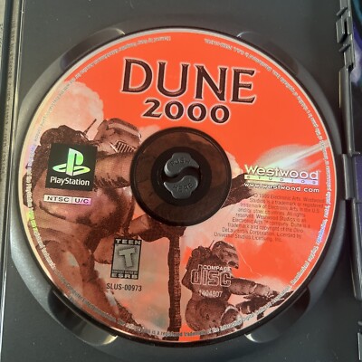Dune 2000 Sony PlayStation 1, 1999 PS1 DISC ONLY NO CASE/MANUAL ...