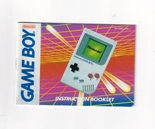 Original Console Instruction Booklet - Authentic Nintendo GameBoy Manual