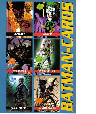BATMAN-CARDS: Aus den Geheimen Archiven Dino Verlag 1998- neu, im super zustand!