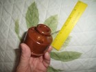 Redware OSV Pottery Inkwell artisan handcraft signed Old Sturbridge Village MA — photo 6