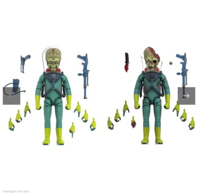 Mars Attacks! マーチャンダイズ Mars Attacks ULTIMATES! Martian (Invasion Begins) Action Figure