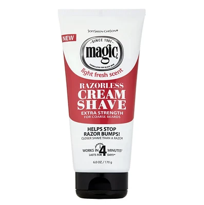 Magic Razorless Cream Shave Extra Strength 6oz