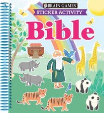 Brain Games - Sticker Activity: Bible for Kids Ages 3-6 by Publications Int...