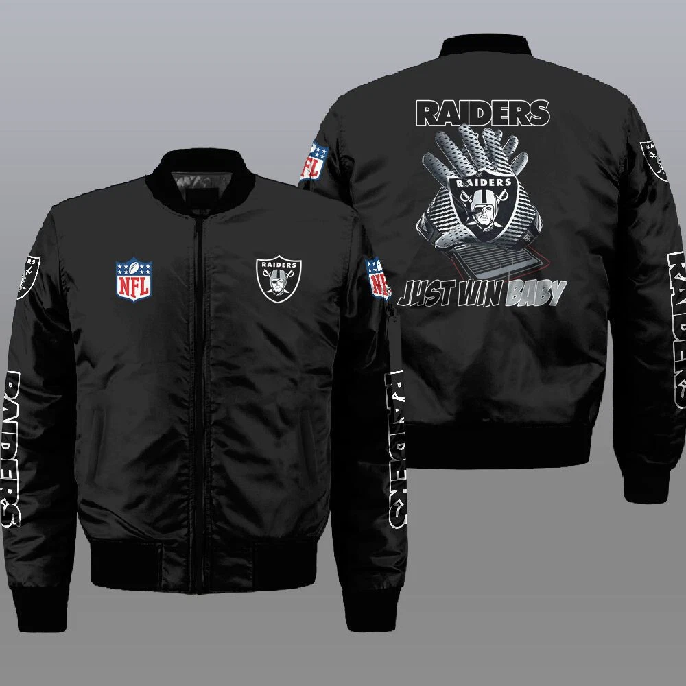 Raiders bomber shop jacket mens