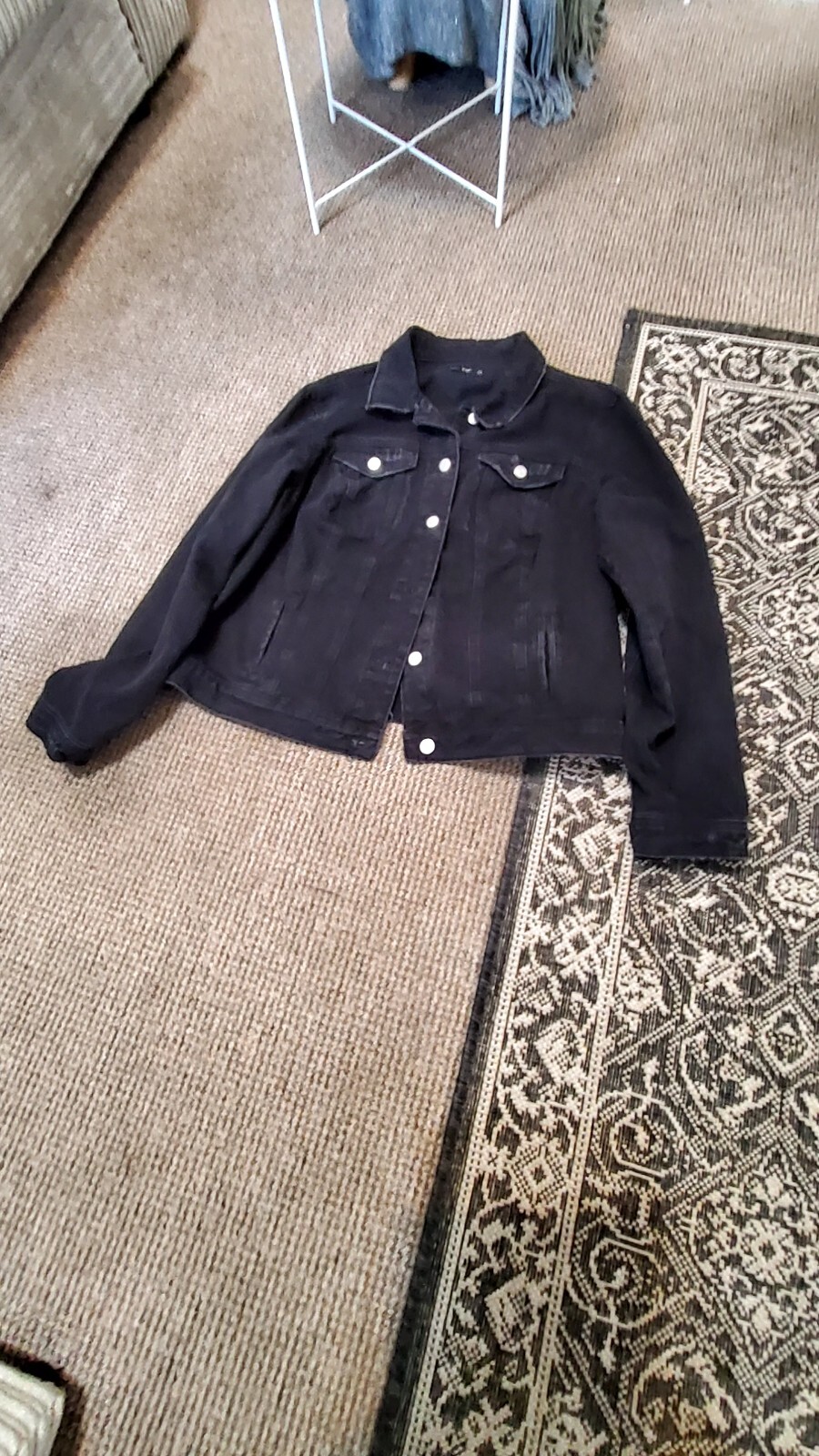 WOMAN F&F BLACK DENIM JACKET SIZE 20 VERY GOOD CONDITION eBay